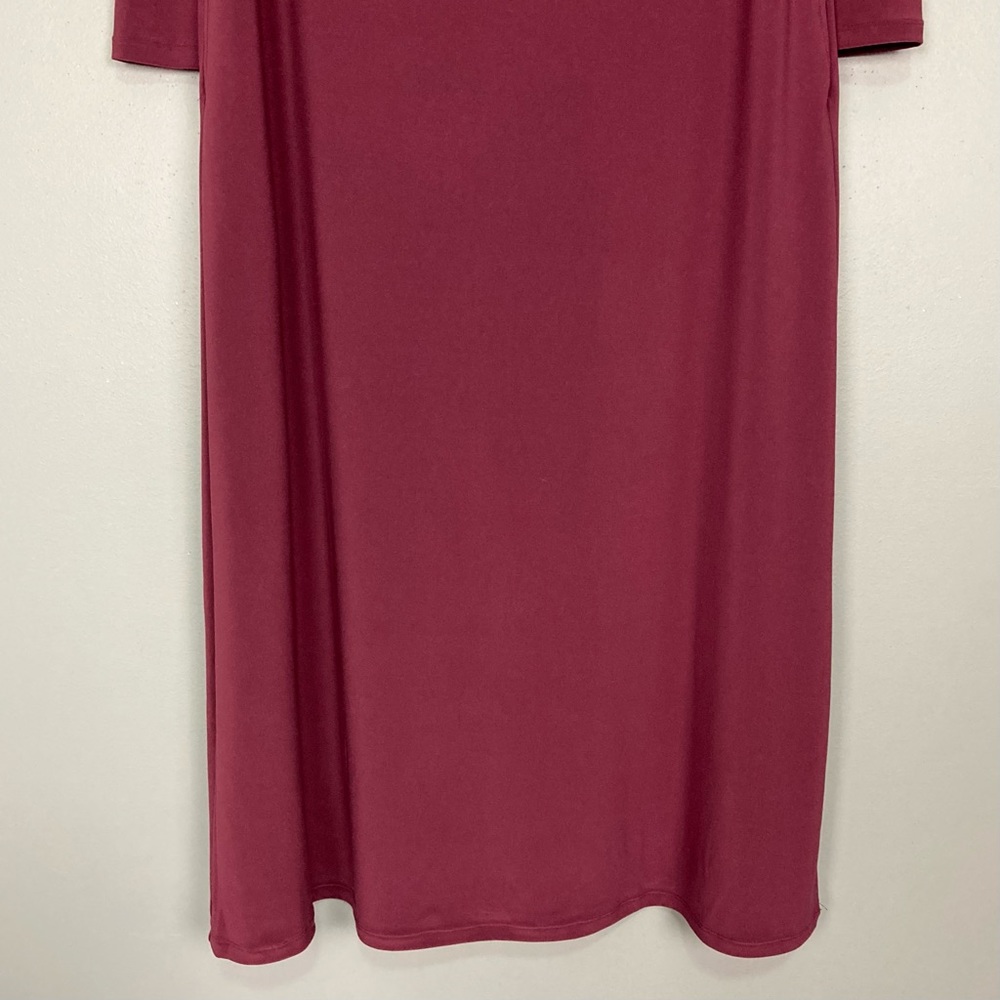 Soma Matte Jersey Midi Bra Dress Women’s Sz M Off Shoulder Long Sleeves Stretch - Picture 4 of 9
